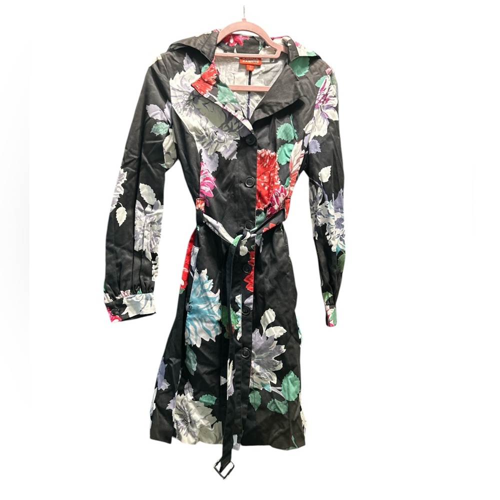 Kirna Zabete for Target Floral Print Belted Trench Coat - Picture 2 of 6